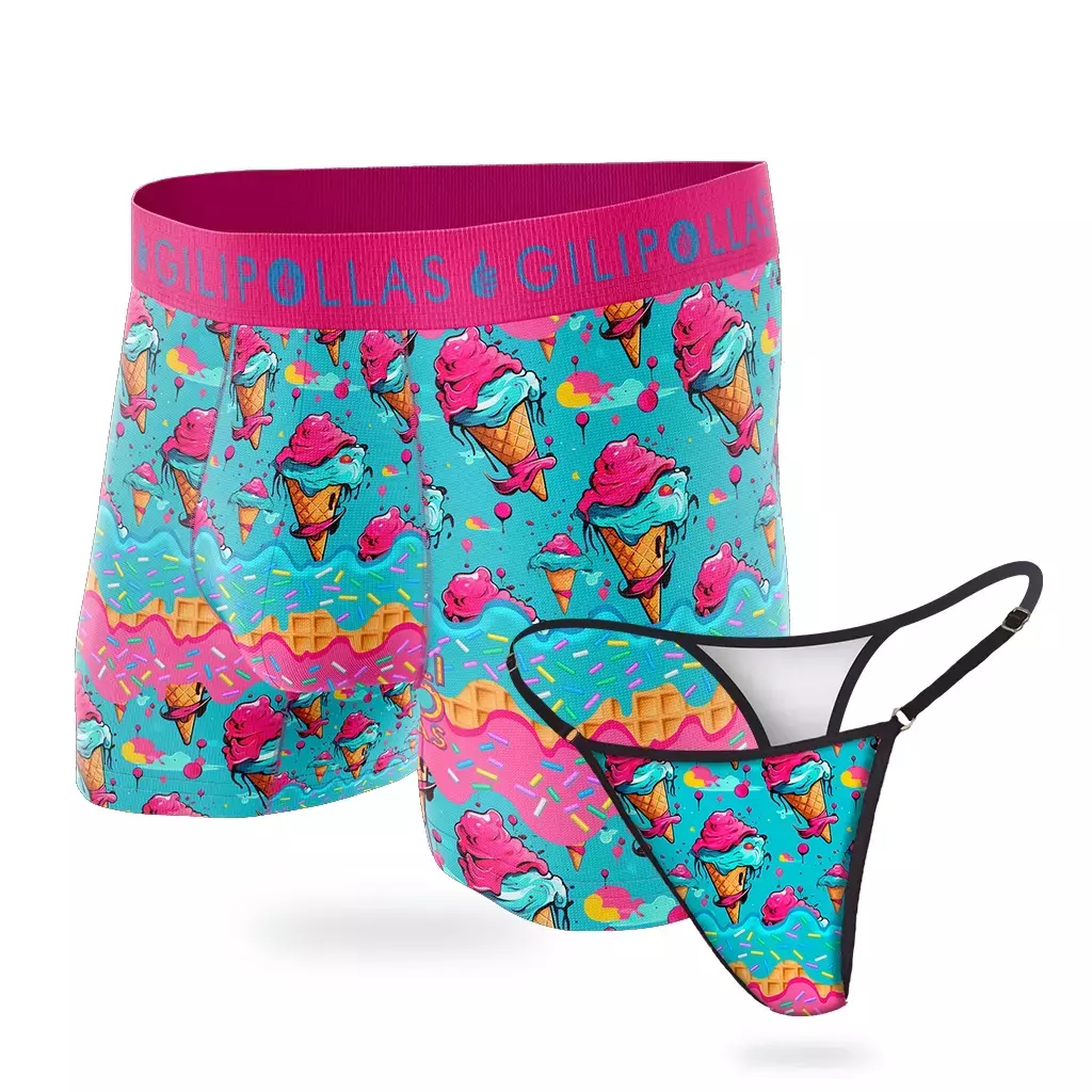 Match Colaless Regulable + Boxer Adulto Estampado Dolce Neve