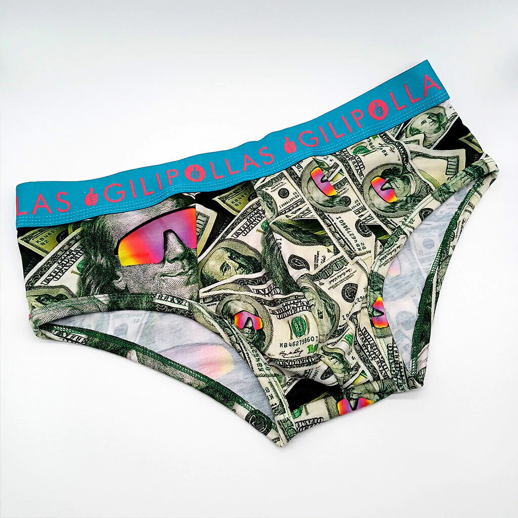 Slip Adulto Estampado Green Money