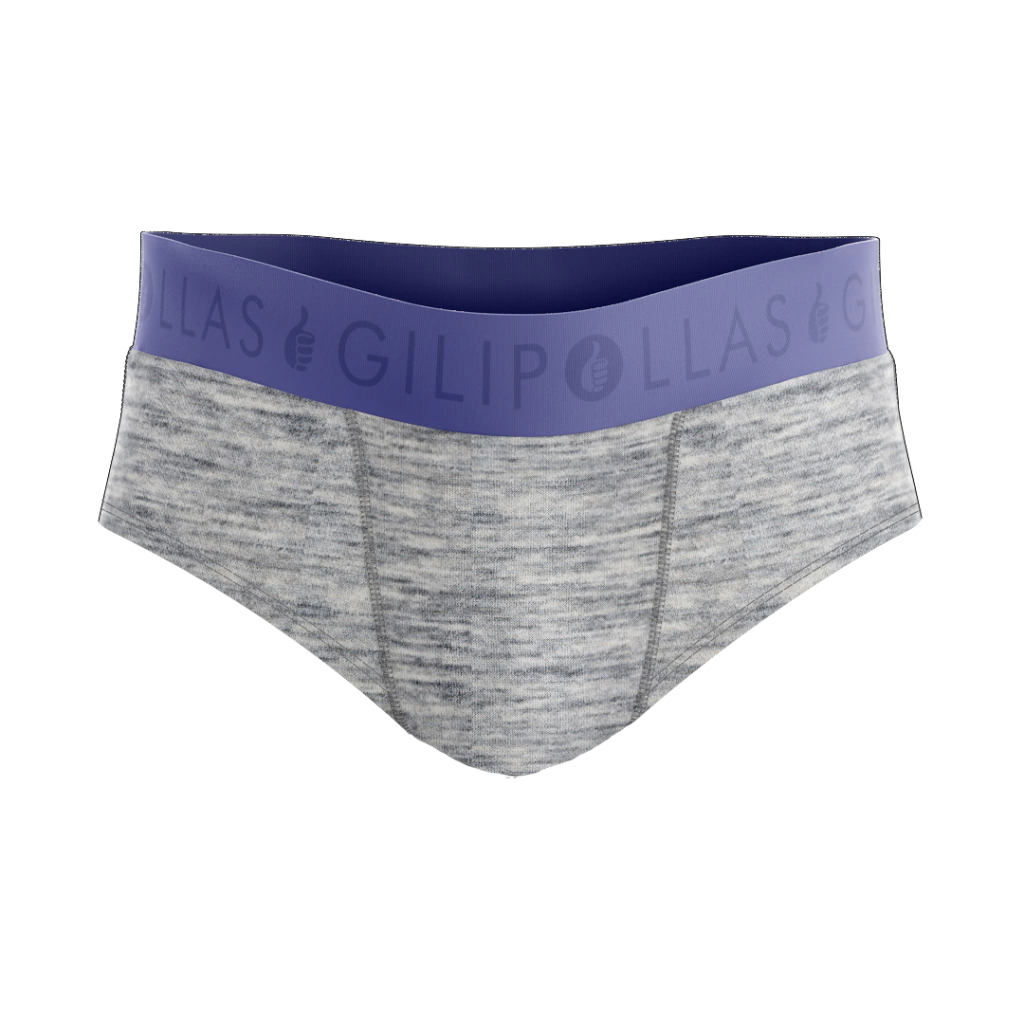 Slip Adulto Clásico Gris Melange