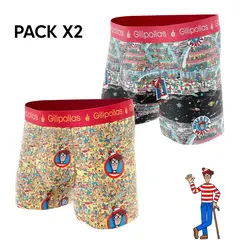 Pack x2 Boxers Estampados Wallys, foto 1 de 3