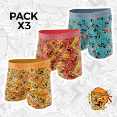 Pack X3 Boxer Estampados Skulls, foto 1 de 5