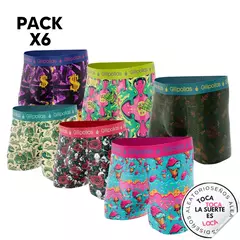 Pack X6 Boxer Estampados Surtidos, foto 1 de 7