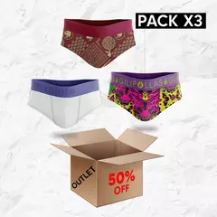 Oportunidad Pack X3 Slip Estampados
