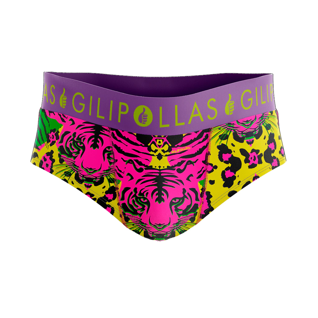 Slip Adulto Estampado Tigre Retro