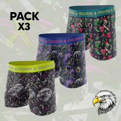 Suscripción Pack X3 Boxer Xtreme Diseños Surtidos
