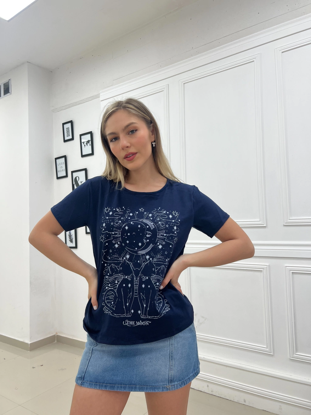 Remera de Algodon THE MOON