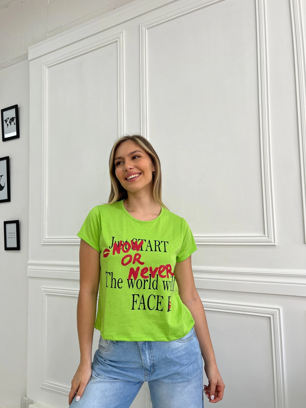 Remera de Algodon NOW OR NEVER