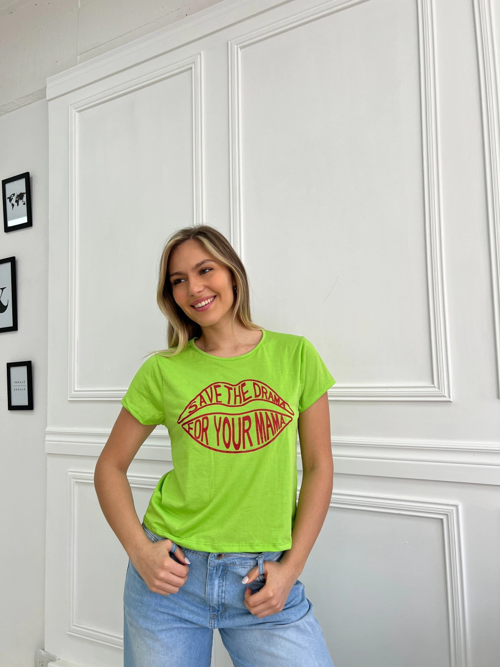 Remera de Algodon SAVE THE DRAMA