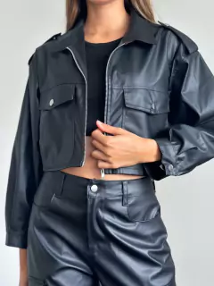 Campera de cuerina Ailin, foto 1 de 10