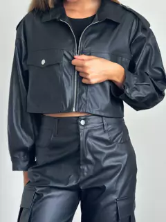 Campera de cuerina Ailin, foto 3 de 10