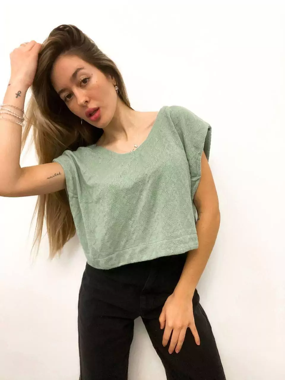 Chaleco corto de Lanilla Carla