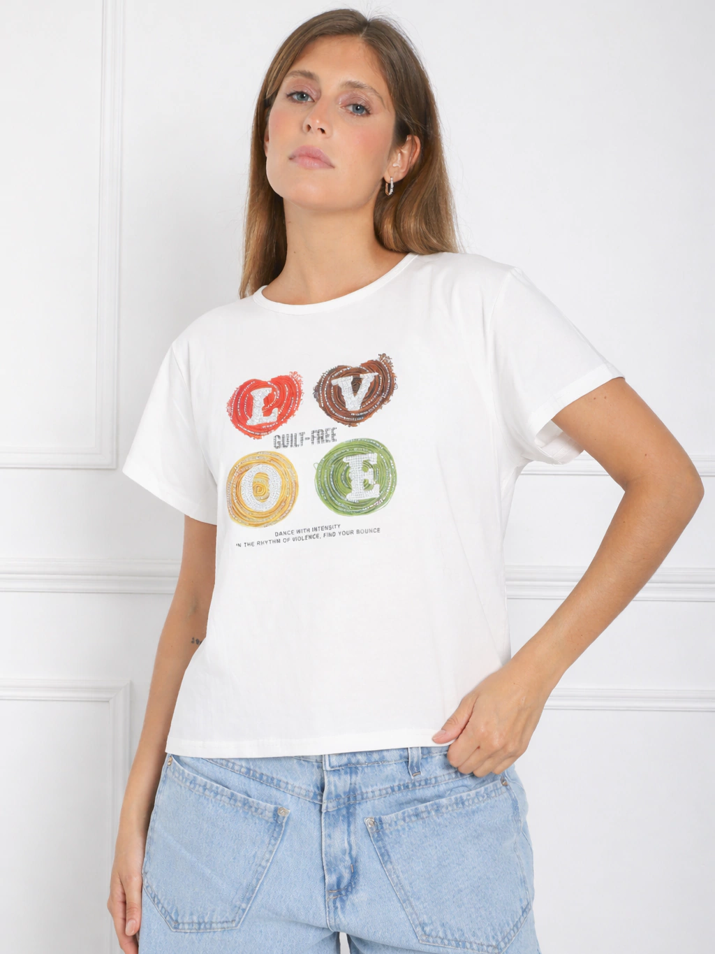 Remera Estampada "LOVE"