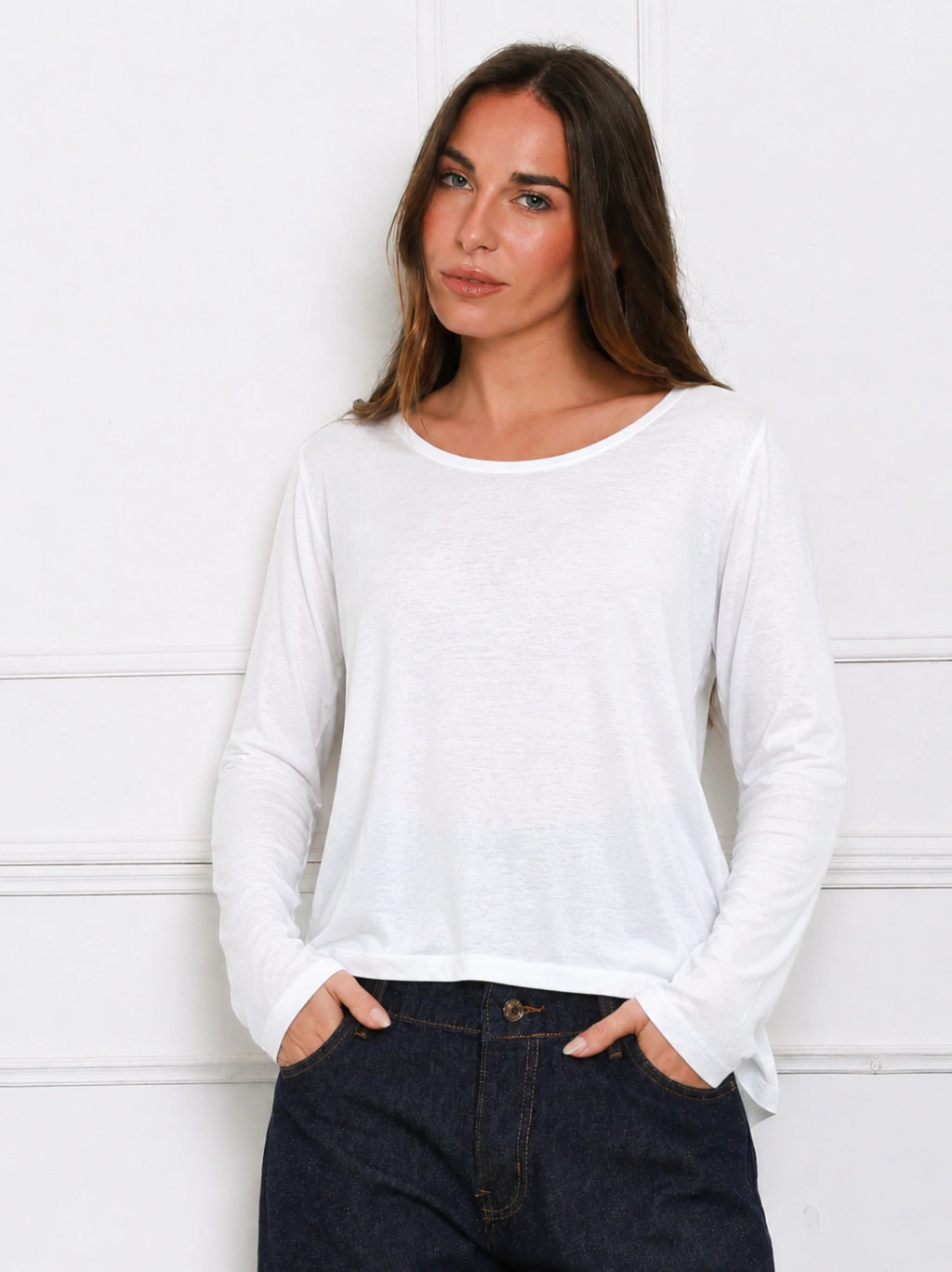 Remera básica de algodón Fresa