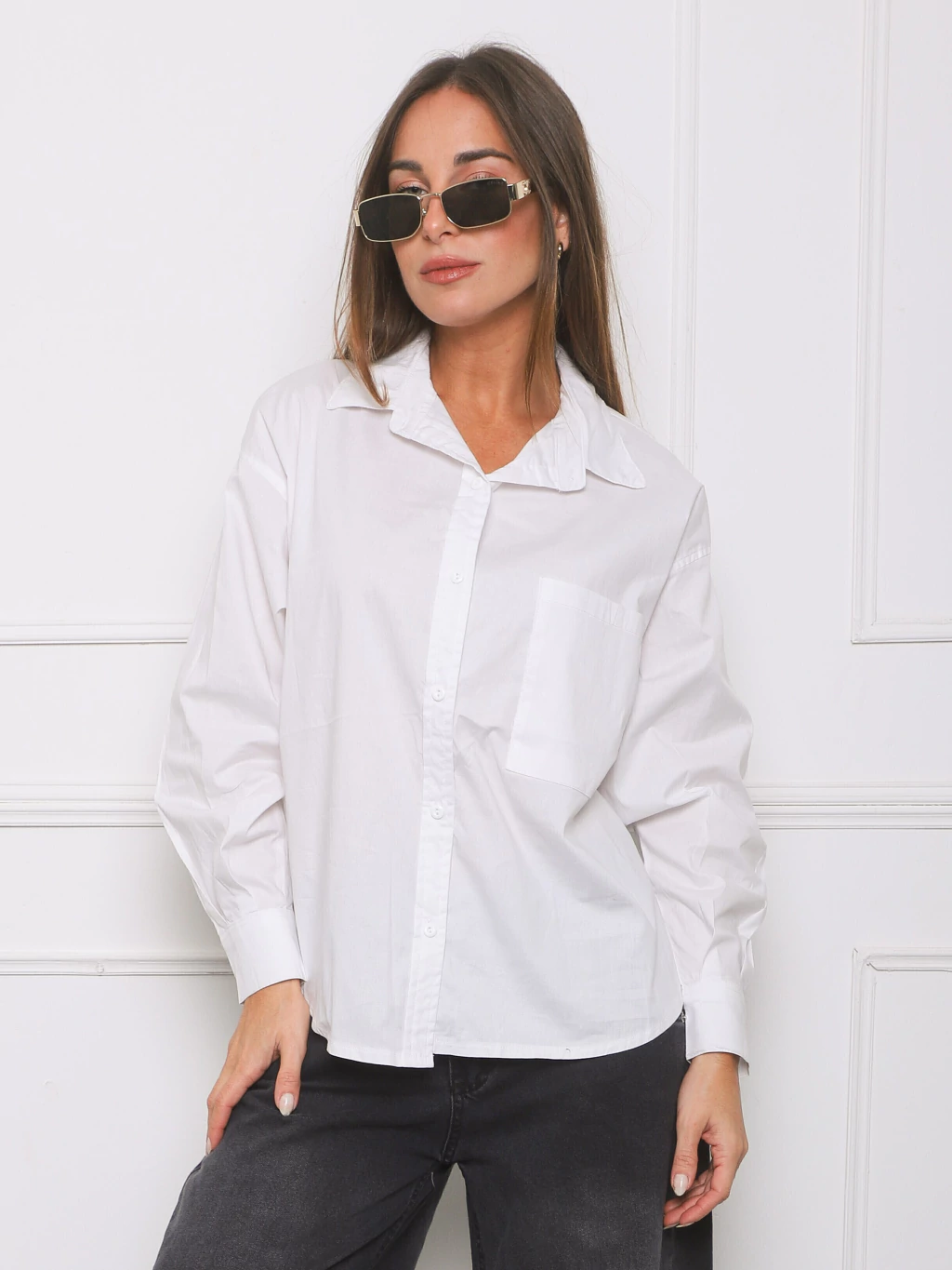 Camisa Over Poplyn