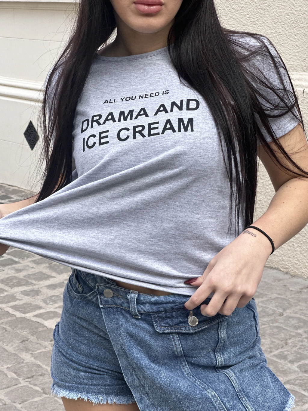 Remera de Algodon DRAMA AND ICE CREAM