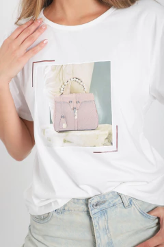 Remera Estampada "Bolso Chic", foto 3 de 9