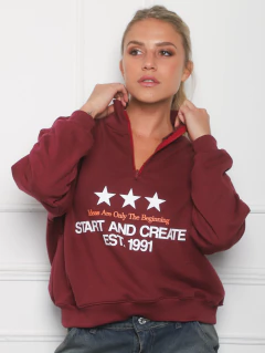 Buzo Estampado "STAR AND CREATE" Rústico, foto 1 de 22