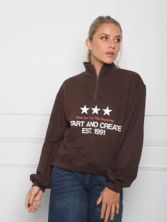 Buzo Estampado "STAR AND CREATE" Rústico, foto 4 de 22