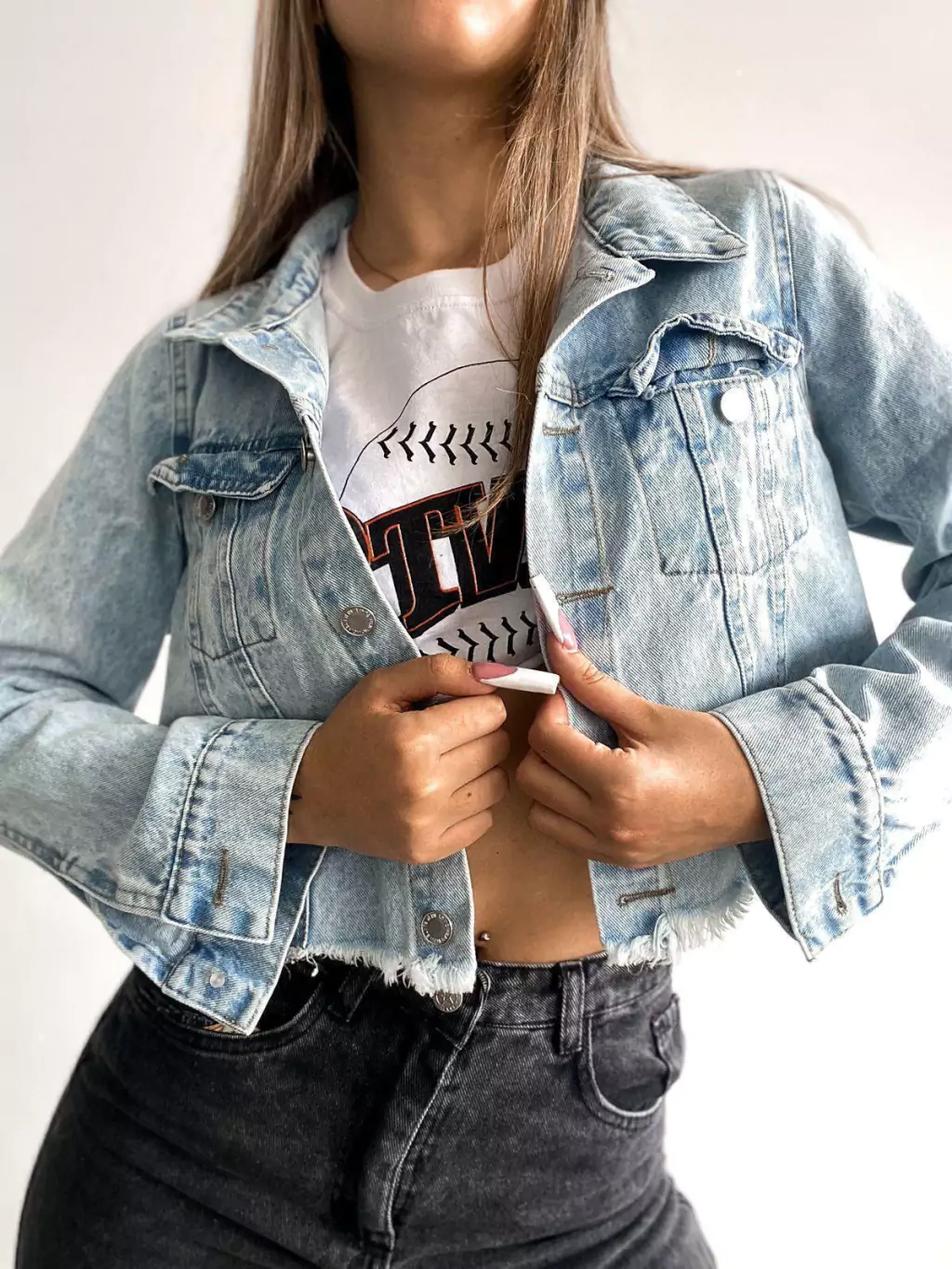 Campera Jean deflecada Ingrid