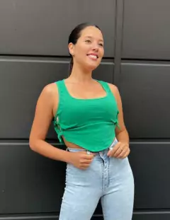 Musculosa algodón con lycra Adam, foto 4 de 14