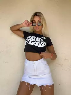 (para ocultar) Mini de Gabardina ZARA Elastizada con Desflecado - Embrujo, foto 3 de 3