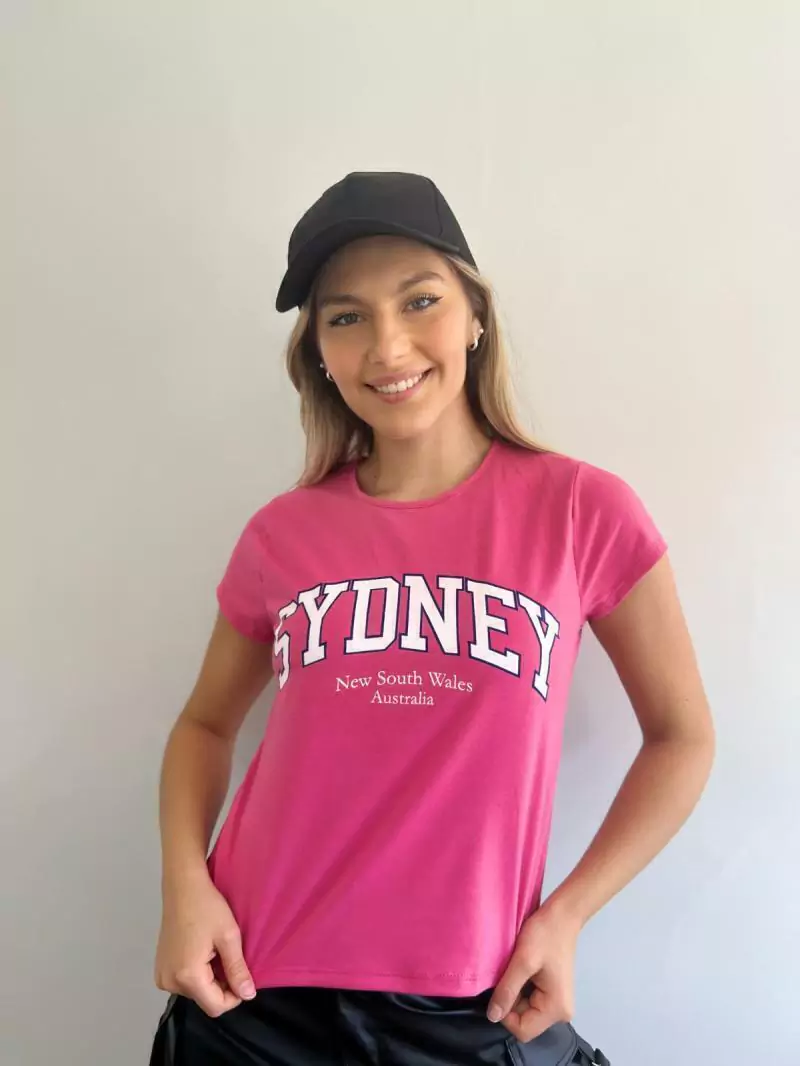 Remera de algodón y lycra SYDNEY