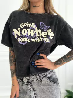 Remera algodón corte clásico Going Nowhere