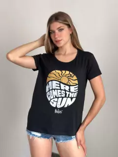 Remera de algodón y lycra Here comes the sun, foto 1 de 7