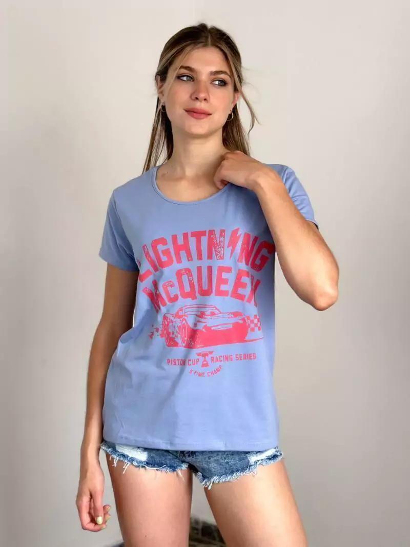 Remera de algodón y lycra McQueen
