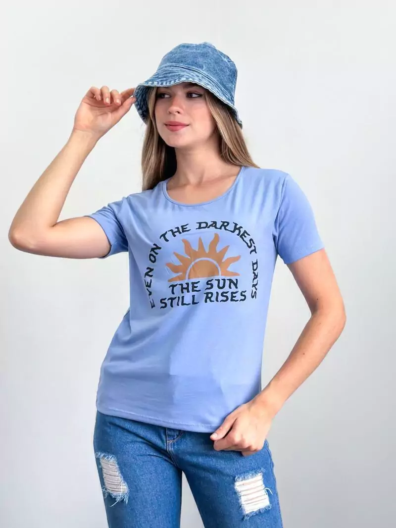 Remera de algodón The sun