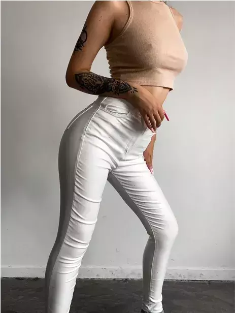 Pantalón engomado Stella con fallas