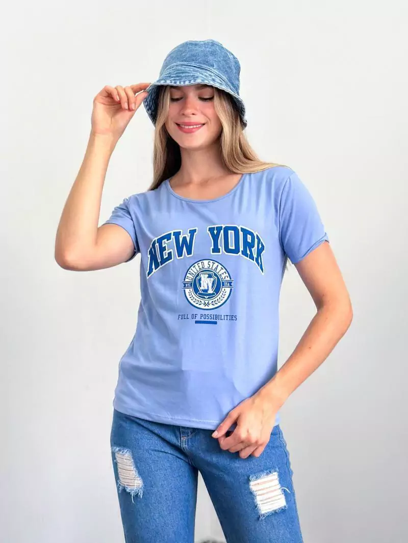Remera de algodón New york