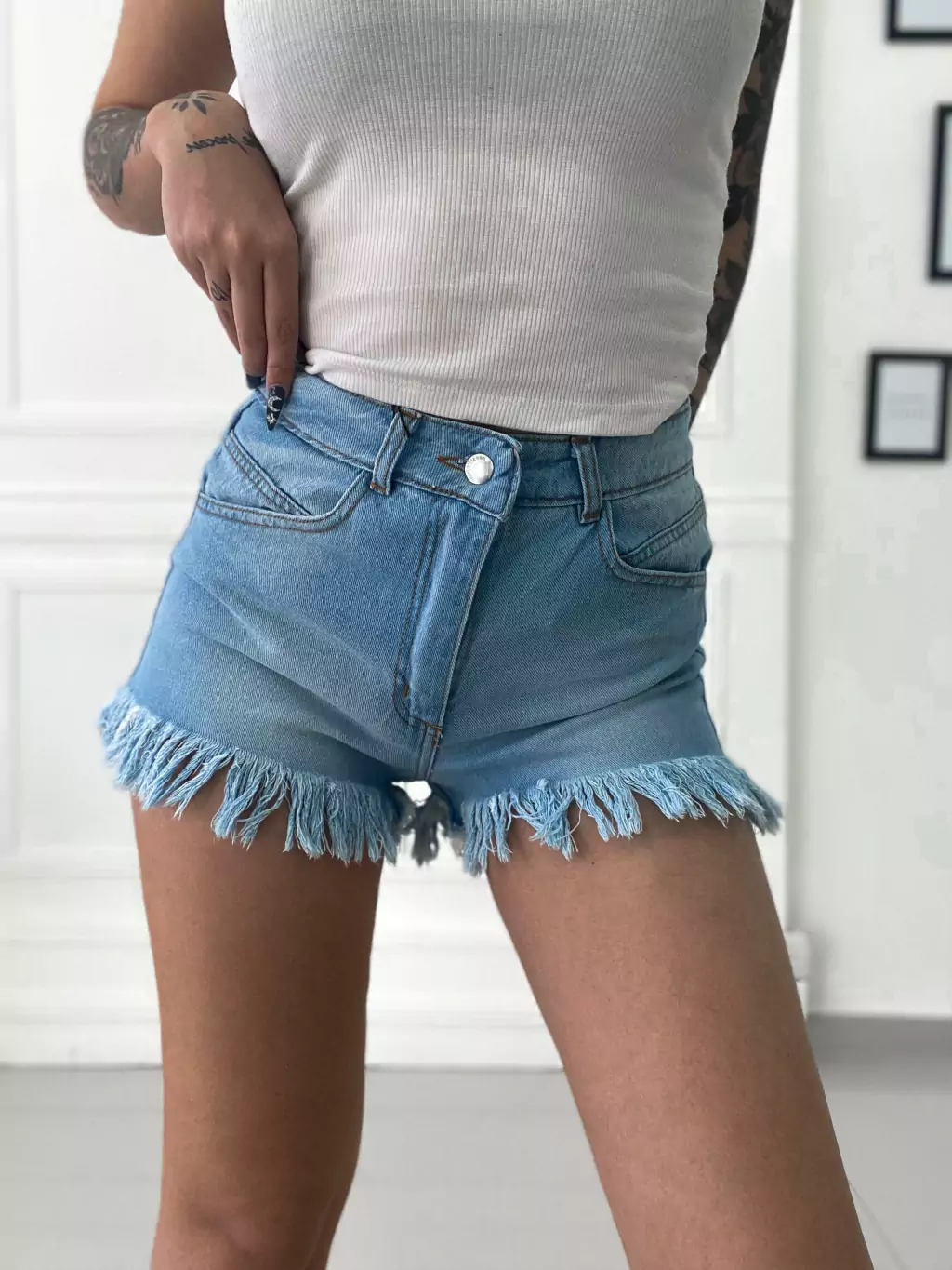 Short LONDON desflecado