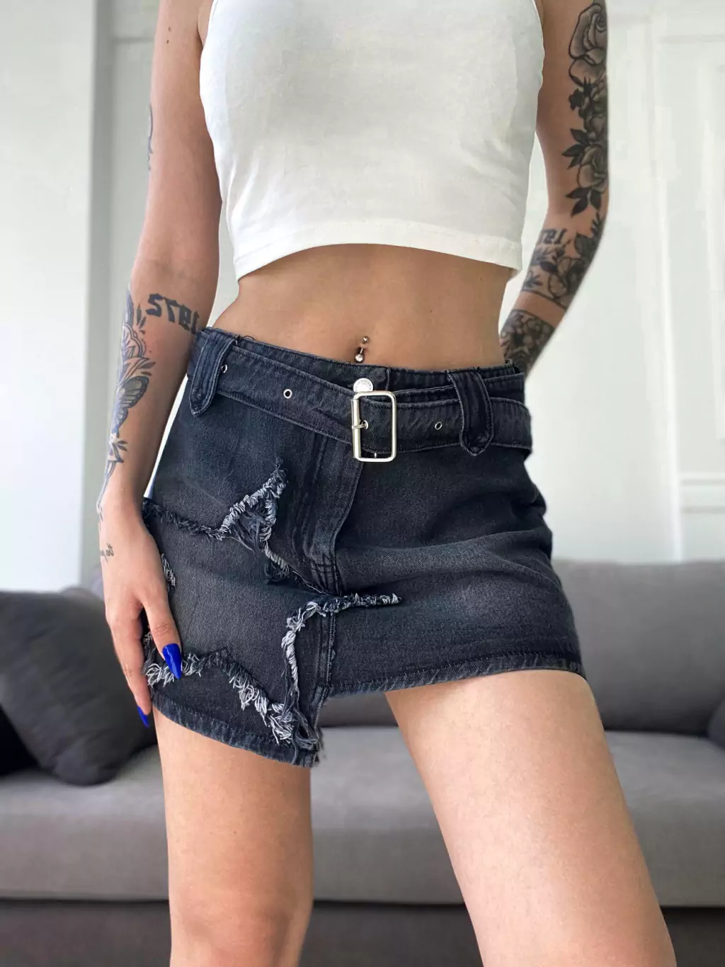 Mini de jean GLAM