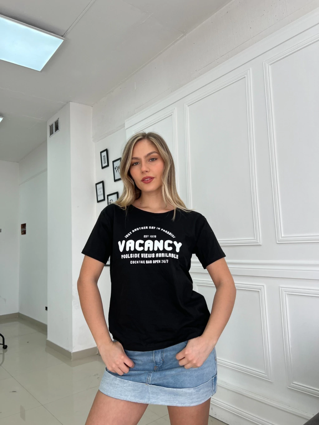 Remera de Algodon VACANCY