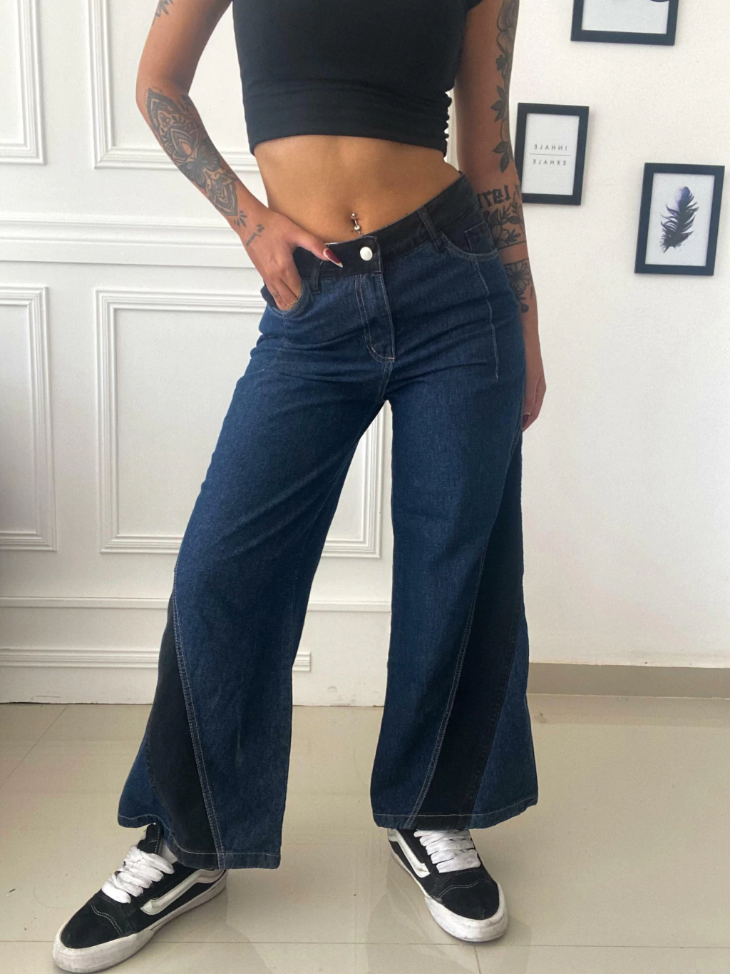 Jean riverside wide leg