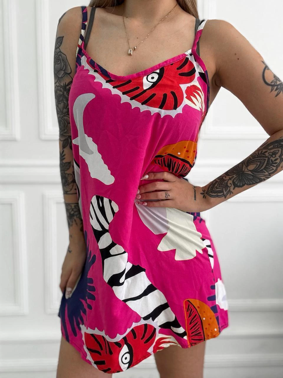 Vestido de Fibrana Corto