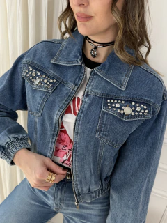 Bomber Denim Saige Blue, foto 3 de 19