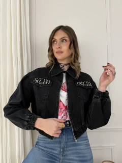 Bomber Denim Saige Black, foto 1 de 15