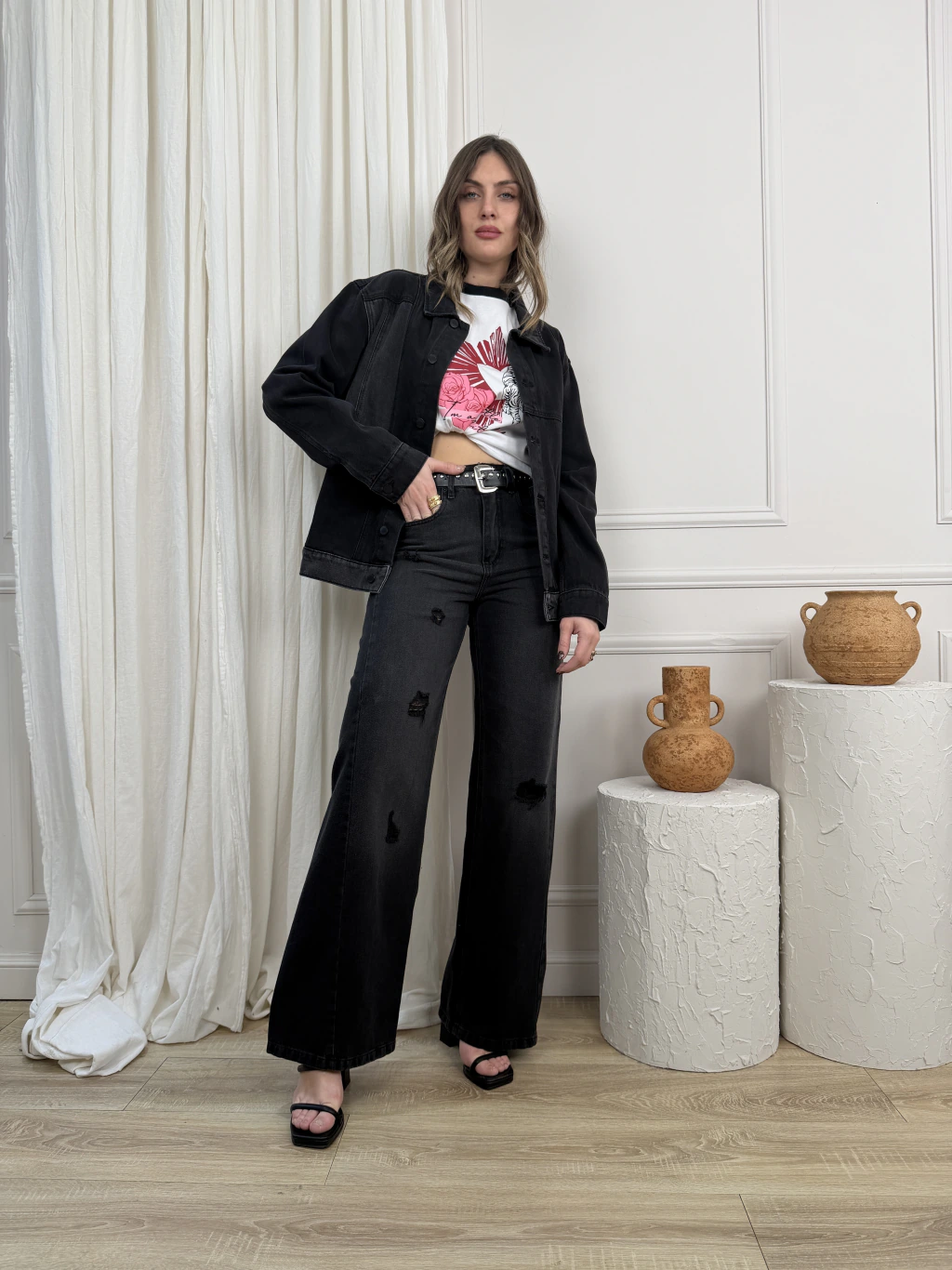 Jeans Baggy Olivia Black