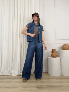 Jeans Super Wide Leg Kendall Blue, foto 4 de 21