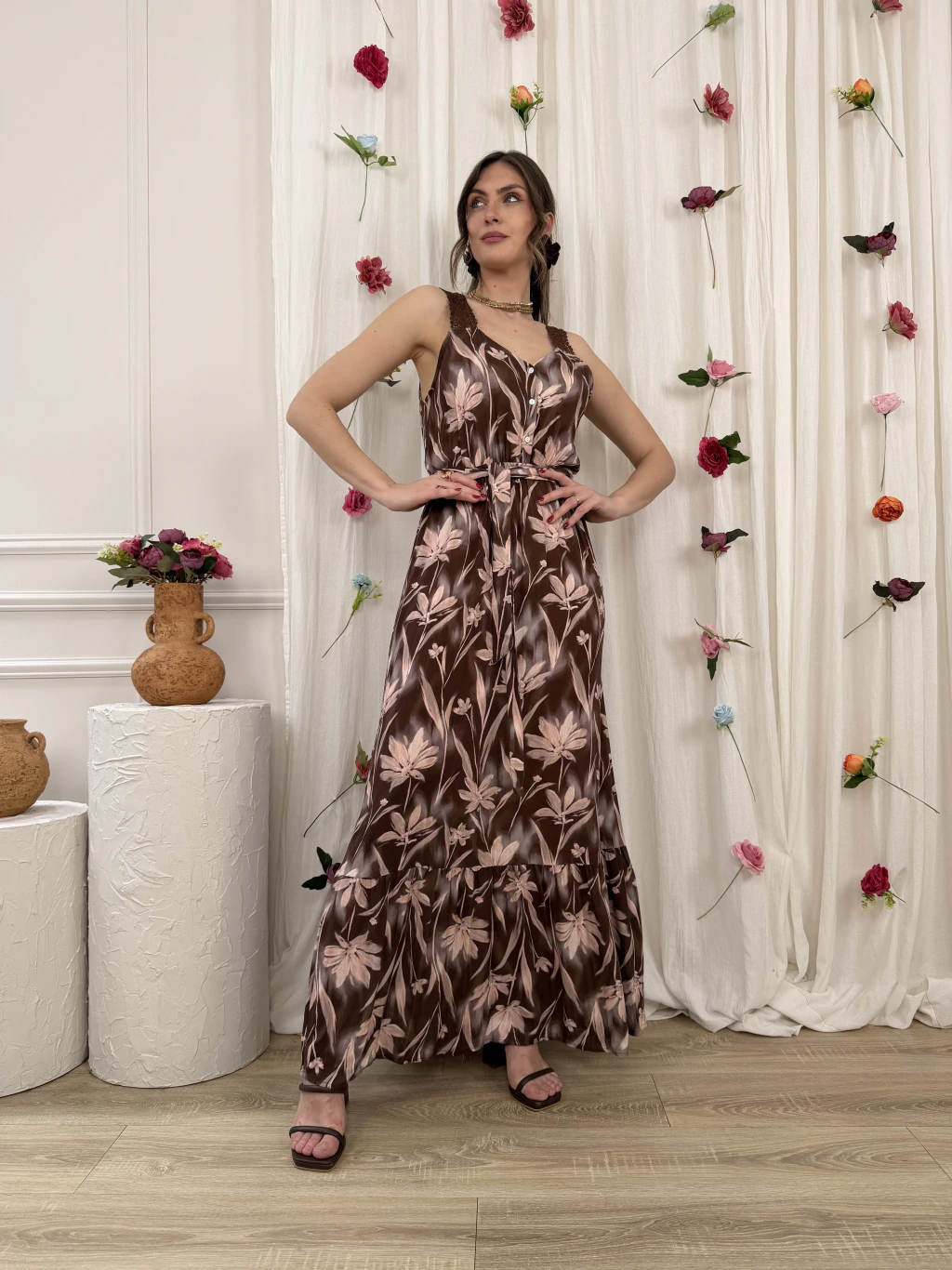 Vestido con Lazo Sahara