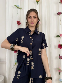 Camisa Mangas Cortas Franca