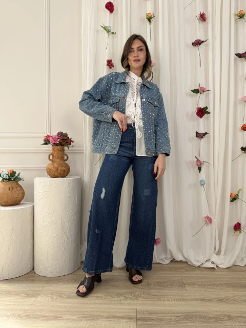 Jeans Baggy Ange Blue
