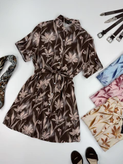 Vestido Camisero Mangas Cortas Sahara, imagen 5