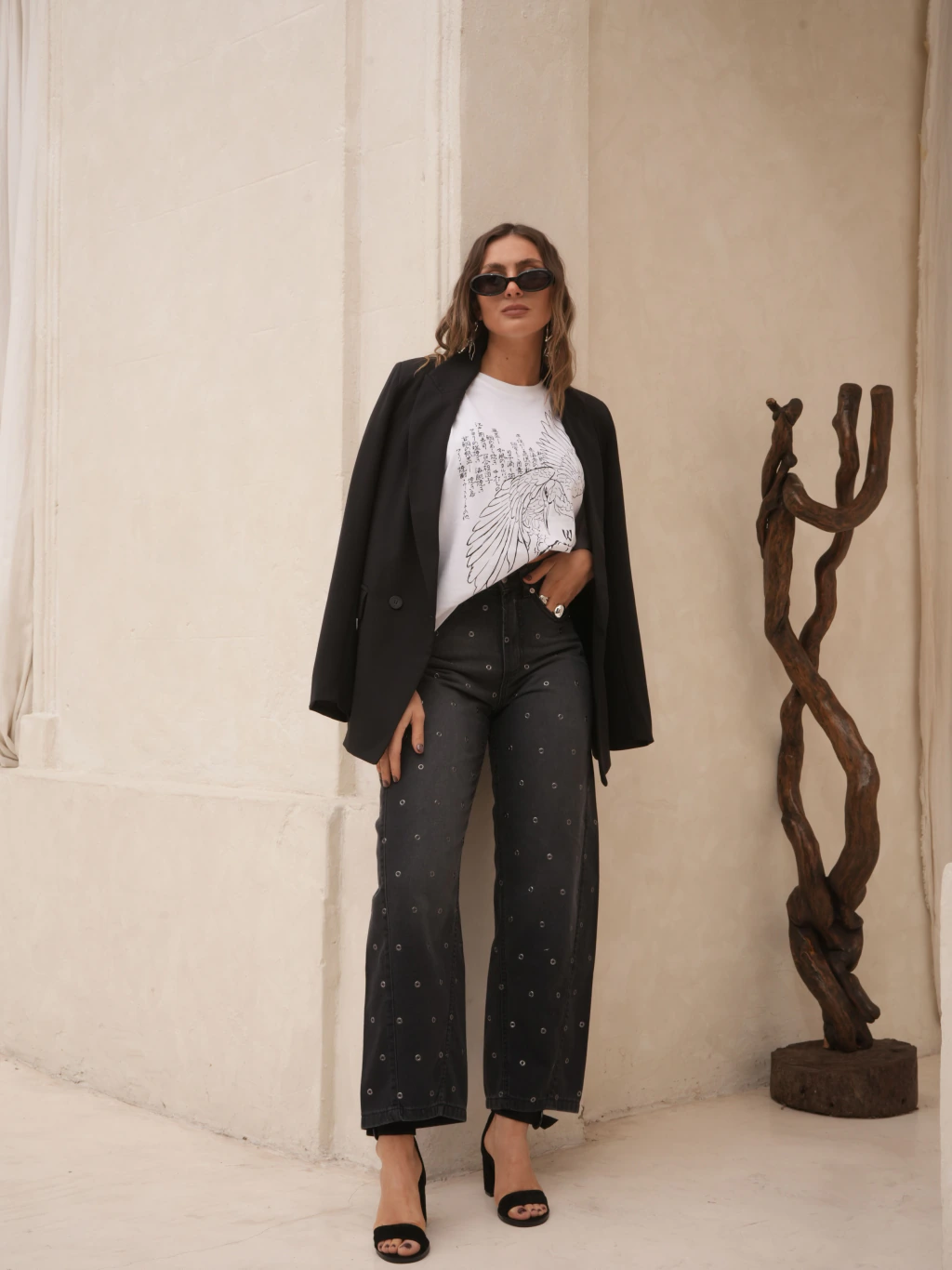 Jeans Barrel Kali Tachas