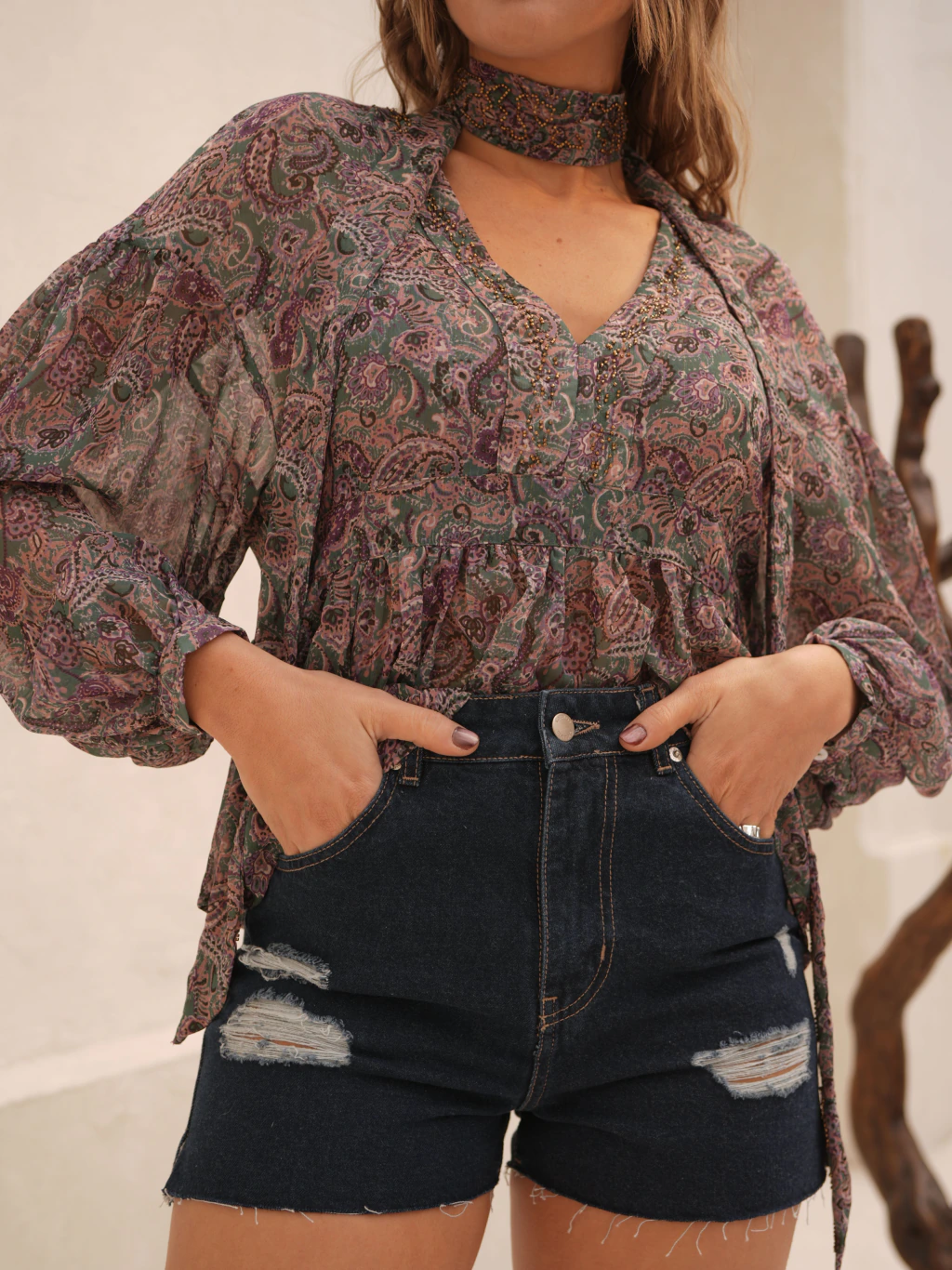 Short Brinna Blue