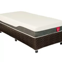 Base Sommier Springwall Easy Bed 080x190 1 Plaza Para Armar Color Marrón, foto 4 de 7