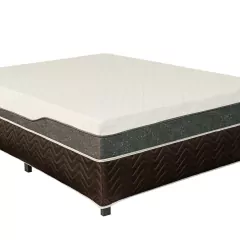 Base Sommier Springwall Easy Bed 140x190 2 Plazas Para Armar Color Marrón, foto 4 de 7