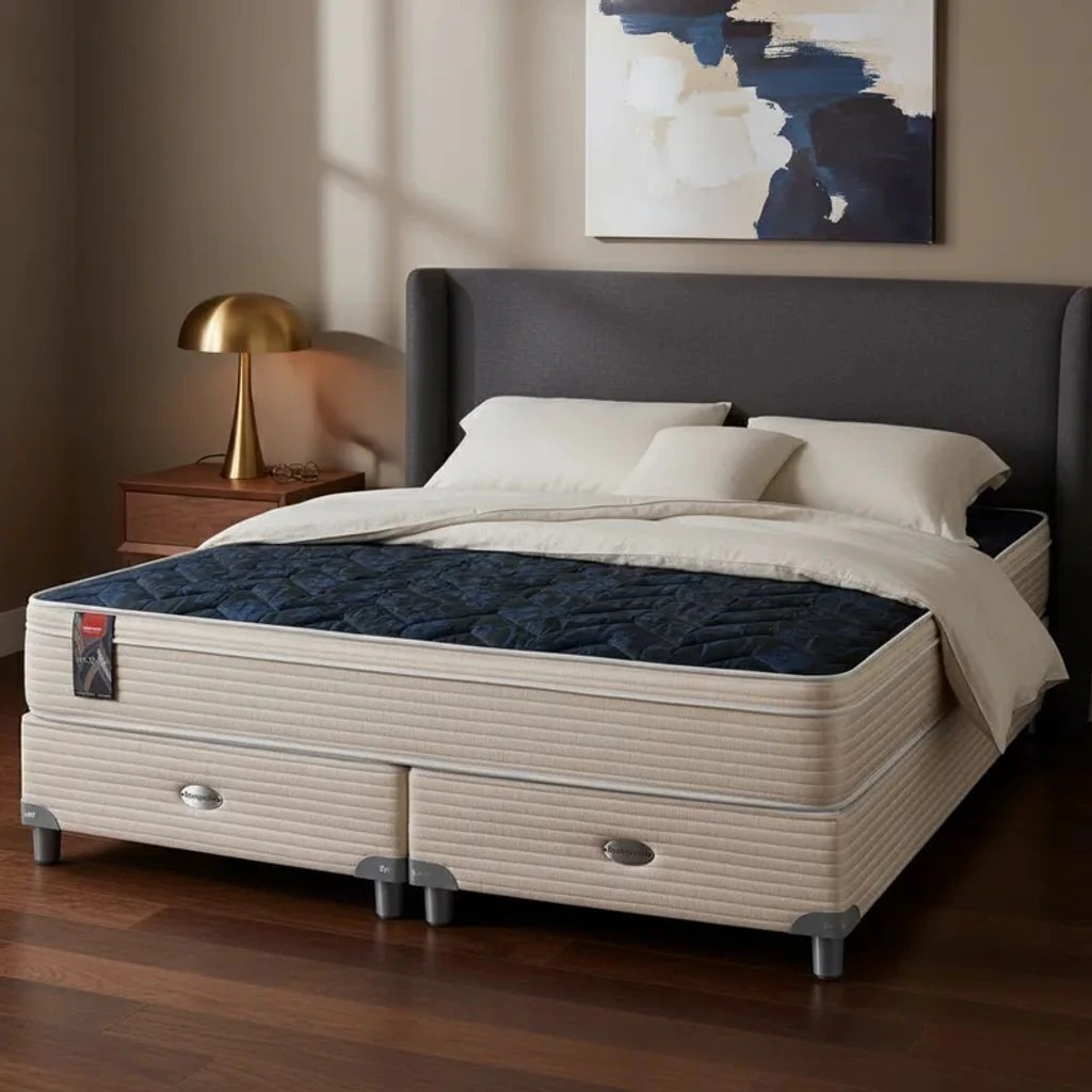 Sommier y Colchón Resortes Springwall MCB 115 Euro Pillow 160x200 Queen